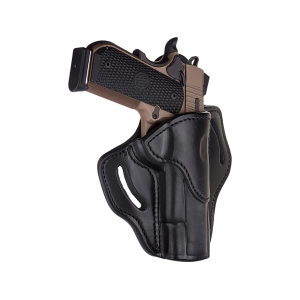 1791 Gunleather OWB Holster Right Hand 1911 Government Leather Black