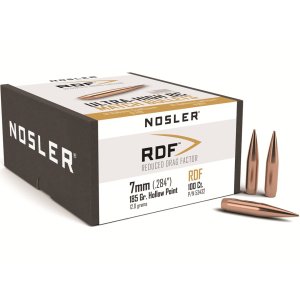 Nosler RDF 7mm, 284 Caliber (284 Diameter) Bullets 185 Grain Jacketed Hollow Point Box of 100