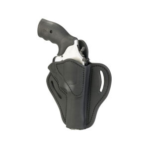 1791 Gunleather OWB Holster Right Hand S&W J Frame, Bodyguard, Rossi Small Frame Revolvers, Ruger LCR, Taurus 85, 856 Colt Cobra Leather Black