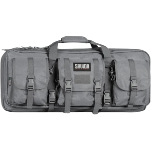 Savior Equipment American Classic Double Short Barrel Rifle Case 28" Polyester Gray