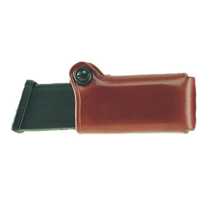 Galco Horizontal Double Stack Metal Magazine Pouch 40 S&W, 9mm Leather Tan