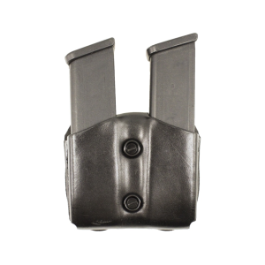 DeSantis Gunhide Double Stack Double Magazine Pouch Ambidextrous S&W M&P 9, 40 Leather Black
