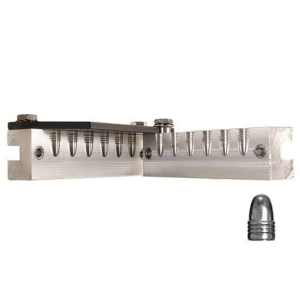 Lee 6 Cavity Bullet Mold TL356-124-2R 9mm Luger, 38 Super, 380 ACP (356 Diameter) 124 Grain Tumble Lube 2 Ogive Radius