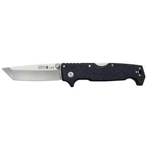 Cold Steel SR1 Lite Pocket Knife 4" Tanto Point 8Cr13MoV Satin Blade Griv-Ex Handle Black