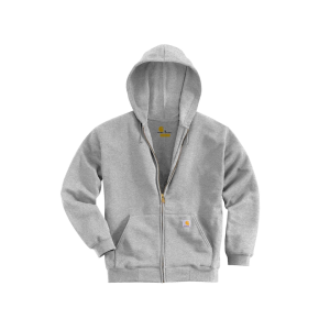 Carhartt Men's Loose Fit Midweight Full Zip Hoodie Heather Gray XL