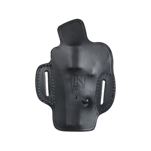 Triple K 211 Easy Out OWB Holster Right Hand S&W K, L Frame, Ruger GP100, Single Six, Taurus 66, 82 4 to 4.2" Leather Black