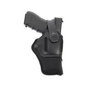 Galco Switchback OWB Holster Ambidextrous Glock 17, 19, 19X, 22, 23, 26, 27, 31, 32, 33, 38, 45, 47 Leather Black - Galco