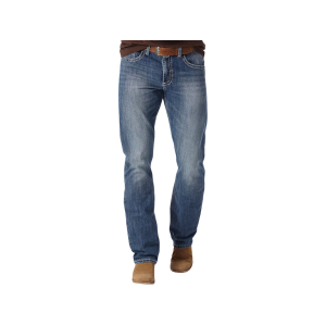 Wrangler Men's 20X No. 42 Vintage Boot Cut Jeans Light Blue 40X34
