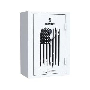 Browning Hunter with Stars and Stripes Fire-Resistant 49 Gun Safe with Electronic Lock White - Browning