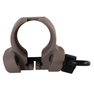 Troy Industries Professional Grade Rear Sling Mount Adapter 2 Position Ambidextrous with QD Sling Swivel AR-15 Carbine Aluminum Flat Dark Earth