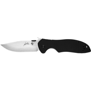 Kershaw Emerson CQC-6K Pocket Knife 3.25" Drop Point D2 Stonewashed Blade G-10/Stainless Steel Handle Black