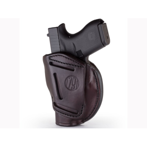 1791 Gunleather 4 Way IWB Holster Right Hand Glock 22, 23, 26, Sig Sauer P228, P229, Springfield XDS, XD Leather Signature Brown