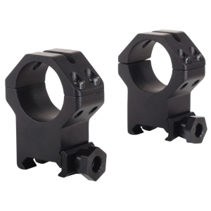 Weaver Tactical 4 Hole Skeleton Weaver 1" Scope Rings Matte Black Ultra-High