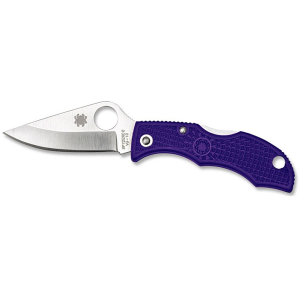 Spyderco Ladybug 3 Pocket Knife 1.9" VG-10 Stainless Steel Blade Polymer Handle Purple