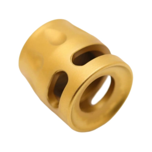 True Precision Micro Compensator 9mm Luger 1/2"-28 Thread Gold