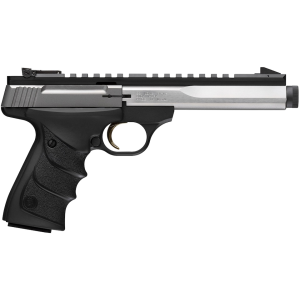 Browning Buck Mark Contour 22LR Pistol 5.9" Threaded Barrel 10+1 Round Stainless Slide Black Grip Black Frame