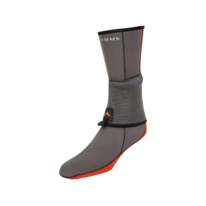 Simms Men's Flyweight Neoprene Wet Wading Socks Pewter Large