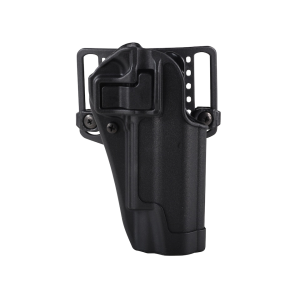 BLACKHAWK! CQC Serpa OWB Holster Right Hand Glock 48, S&W M&P 9 Shield EZ, 380 Polymer Black