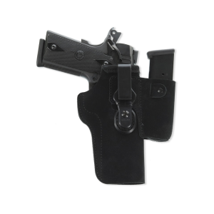 Galco Walkabout 2.0 IWB Holster Ambidextrous 1911 Commander Leather Black