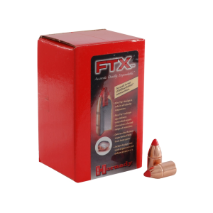 Hornady FTX (Flex Tip eXpanding) 458 Caliber (458 Diameter) Bullets 325 Grain Polymer Tip with Cannelure Box of 50