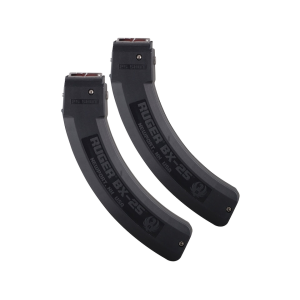 Ruger BX-25 10/22, American Rimfire, Precision Rimfire Magazine 22 Long Rifle 25-Round Polymer Black 2PK