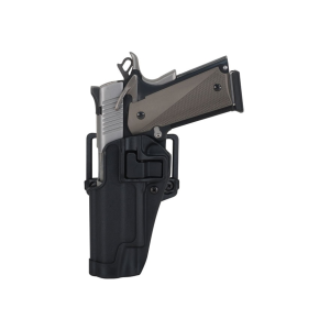 BLACKHAWK! CQC Serpa OWB Holster Left Hand 1911 Government Polymer Black