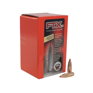 Hornady FTX (Flex Tip eXpanding) 308 Marlin Express (308 Diameter) Bullets 160 Grain Polymer Tip with Cannelure Box of 100