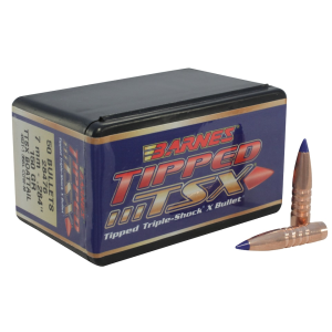 Barnes TTSX (Tipped Triple-Shock X) 7mm, 284 Caliber (284 Diameter) Bullets 150 Grain Polymer Tip Box of 50