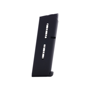 Wilson Combat 47 Series 1911 Officer Magazine with Low Profile Steel Base Pad 45 ACP 7-Round Black