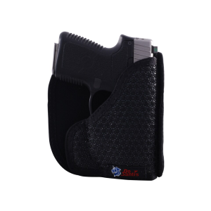 DeSantis Gunhide Super Fly Pocket Holster Ambidextrous Kel-Tec P3AT, Ruger LCP with Crimson Trace Lasergrips Nylon Black