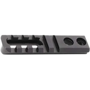 AG Composites Picatinny Rail Section with Quick Detach Flush Cup 3.25" Aluminum Black