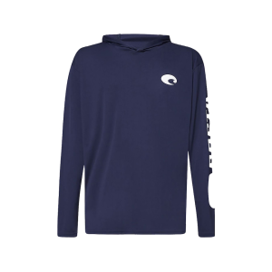 Costa Del Mar Men's Tech Performance Hoodie Navy 2XL - Costa Del Mar