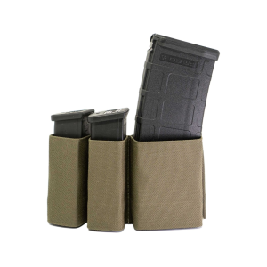 Esstac KYWI Short 1+2 Side by Side AR-15 and Pistol Magazine Pouch Nylon Ranger Green