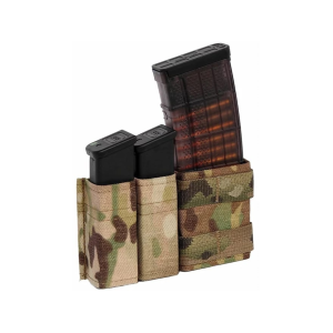 Esstac KYWI Short 1+2 Side by Side AR-15 and Pistol Magazine Pouch Nylon Multicam
