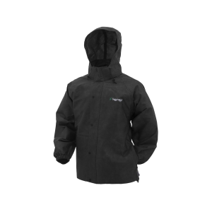 Frogg Toggs Men's Pro Action Rain Jacket Black Large