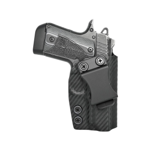 Rounded IWB Holster Right Hand Kimber Micro 9 Kydex Carbon Fiber