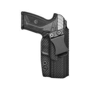 Rounded IWB Holster Right Hand Ruger Security 9 Kydex Carbon Fiber
