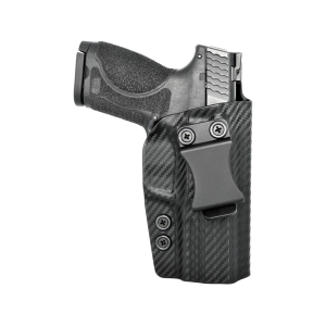 Rounded IWB Holster Right Hand S&W M&P, M&P 2.0 Kydex Carbon Fiber