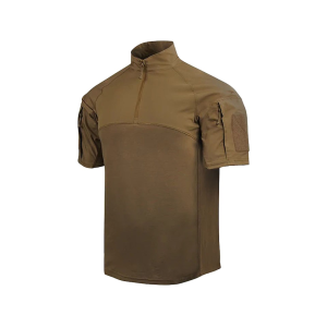 Condor Men's Gen II Combat Short Sleeve Quarter Zip Shirt Tan 2XL