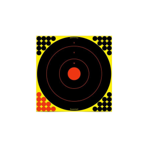 Birchwood Casey Shoot-N-C Adhesive Paper Bullseye Target 17.25" 12PK