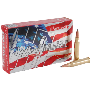 Hornady American Whitetail 7mm Remington Magnum Ammo 139 Grain Hornady Interlock Jacketed Soft Point Box of 20