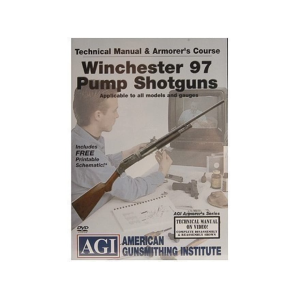 American Gunsmithing Institute (AGI) Technical Manual & Armorer's Course Video "Winchester 97 Pump Shotguns" DVD