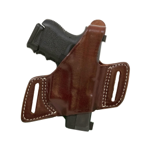 Triple K 420 Secret Agent OWB Holster Right Hand Glock 42, 43 Leather Walnut
