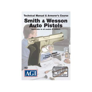 American Gunsmithing Institute (AGI) Technical Manual & Armorer's Course Video "S&W Auto-Pistols" DVD
