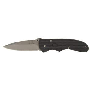 Gerber Fast Draw Pocket Knife 3" Stainless Steel Drop Point Blade Nylon Handle Black