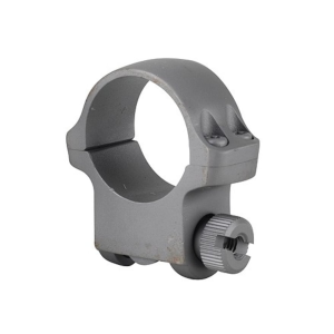 Ruger 1" Scope Ring 4KHM Silver Matte Black Medium