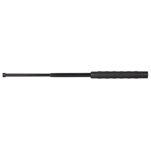 Smith & Wesson 21" Heat Treated Collapsible Baton 4130 Steel Shaft Black Finish Textured Rubber Grip