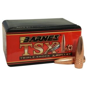 Barnes TSX (Triple-Shock X) 50 Caliber (510 Diameter) Bullets 647 Grain Solid Hollow Point Box of 20