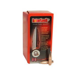 Hornady InterLock 6.8mm, 270 Caliber (277 Diameter) Bullets 140 Grain Spitzer with Cannelure Box of 100