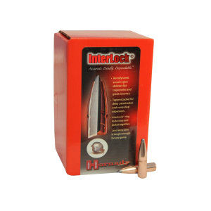 Hornady InterLock 6.8mm, 270 Caliber (277 Diameter) Bullets 150 Grain Spitzer with Cannelure Box of 100